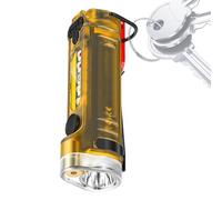 Generico Keychain Flashlight - USB Rechargeable Mini Torch, Compact Pocket Light, High Lumen Illumination Tool, Durable Aluminum Body | Clip On Carry Design For Night Running, Walking, Camping