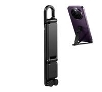 Generico Keychain Phone Stand - Foldable Travel Mount | Desk Holder | Compact ABS Phone Holder for Hands Free Calls, GPS & Videos at Desk, Restaurant, Airplane, Hotel, Camping & Travel