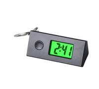 Generico Keychain Pocket Watch - Digital LED Keychain | Mini Portable Sports Watch | Triangle Night Light Electronic Keyring Timer | Lightweight School Study Travel Alarm Clock For Backpack Use