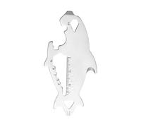 Generico Keychain Tools,Fish-Shaped Stainless Steel Keyring | Pocket Multi Tool Keychain for Men | for Indoor Outdoor Home Fishing Camping Hiking Climbing Women Men Dad