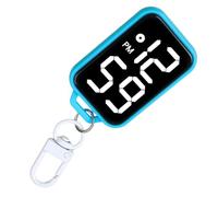 Generico Keychain Watch Clock, Portable Silent Timer, Touch Activated Utility, Compact Travel Accessory, 6 x 4 cm, for Kids Nurse Adult Student Exam School Classroom Office Study Room Outdoor Setup