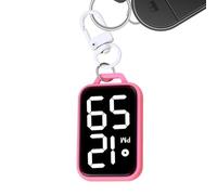 Generico Keychain Watch Clock, Portable Silent Timer, Touch Activated Utility, Compact Travel Accessory, 6 x 4 cm, for Kids Nurse Adult Student Exam School Classroom Office Study Room Outdoor Setup