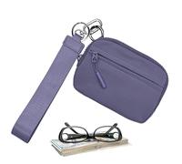 Generico Keychain Wristlet Wallet, Credit Card Wallet, Waterproof Nylon Women Coin Purses, Compact Key Ring with Hand Strap for Protection, Safety, and Convenient Everyday Use