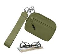 Generico Keychain Wristlet Wallet, Credit Card Wallet, Waterproof Nylon Women Coin Purses, Compact Key Ring with Hand Strap for Protection, Safety, and Convenient Everyday Use