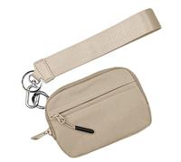 Generico Keychain Wristlet Wallet, Credit Card Wallet, Waterproof Nylon Women Coin Purses, Compact Key Ring with Hand Strap for Protection, Safety, and Convenient Everyday Use