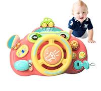 Generico Kid Steering Wheel Toy, Interactive Activity Board, Sensory Play | Pretend Play Steering Wheel with Sounds & Lights Sound Effects Lights for Young, Kids, Creative Early Learning Pretend