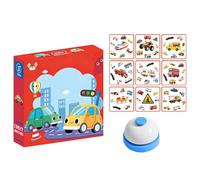 Generico Kids 3 Card Matching Game | Early Learning Match Cards Toy | Children's Tabletop Game | For Boys Girls Home Family Night Holiday Gatherings Party Travel Picnic