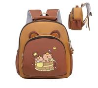 Generico Kids Backpack - Cute Capybara Design, 10 Inch Small Bag