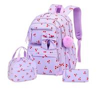 Generico Kids Backpack Set - 3 Piece School Bag | Lunch Box & Pencil Case