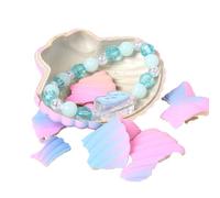 Generico Kids Bracelets, Shell Jewelry, Adjustable Lightweight Adorable, Beach Inspired Design, Fashion Accessories for Kindergarten, Travel, Camping, Road Trips, Home and Outdoor