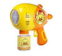 Generico Kids Bubble Machine, macchina per bolle elettriche di gialla, giocattoli per spiaggia interattive all'aperto Attività estiva 'asilo per la festa di compleanno della festa del giard