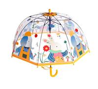 Generico Kids Bubble Umbrella - Clear Windproof Cartoon Dome For Ages 2-7
