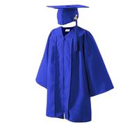 Generico Kids Cap and Gown, Cap and Gown 2025 - TAPPO CAP E ABILE TASSEL SET SET COMPLETTAZIONE,Set di uniformi eleganti, vestiti da performance, costume da laurea per la scuola elementare
