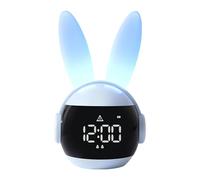 Genérico Kids Clock - Allarme per bambini, Digital Rabbit Alarm | Bunny Shape Touch Control with For Children Girls Home Bedroom School Easter Birthday Boys Sleeping Reminder Indoor