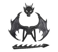 Generico Kids Dragon Costume Set Wing Tail Foam Halloween Cosplay