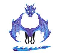 Generico Kids Dragon Costume Set Wing Tail Foam Halloween Cosplay
