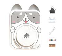 Generico Kids Electric Pottery Wheel Set Pottery Forming Machine,Pottery Machine,DIY Painting Supplies (Dog)