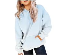Generico Kids Felpa con Cappuccio/Sweatshirt Leggero Pullover Ampia Hoodie Girocollo Sportivo Bambina Elegante Morbidi Cappuccio in Pile Autunnale Casual per Bambine E Ragazze 4-15 Anni