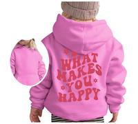 Generico Kids Felpa con Cappuccio/Sweatshirt Sweatshirt Calda per Sportswear Top A Tunica Bambina Stampa Festiva Carina Bambini Cartoon Maglia di Tuta Manica Lunga Bambine E Ragazze 4-15 Anni