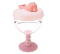 Generico Kids Goblet Mug - PP 13cm, Leak Proof Beaker, 180ml Capacity | Wine Shape, Child Sippy Cup, 6oz Training Cup For Girls, Age Over 12 Months, Home, Indoor Outdoor, Party, Birthday, Travel
