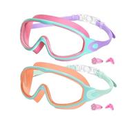 Generico Kids Goggles, Anti-Fog No-Leak Swim Eyewear for Children, Comfortable Water Glasses for Beach Snorkeling Diving Pool Summer Accessories for Boys Girls Swimming Fun 16.5x6.5cm