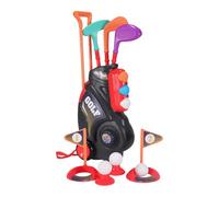Generico Kids Golf Clubs, Portable Lightweight Durable Golf Set, 10.04x5.91x15.35 Inches Safety Outdoor Toy, Easy to Carry And Store, Ideal for Backyard, Lawn, Garden, Indoor Play