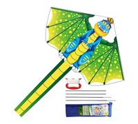 Generico Kids Kite | Colourful Outdoor Flying Toy | Large Beach Wind Kite | Easy Control Handle for Children Parents Family Fun Sports Play at Park Garden Holiday Trips