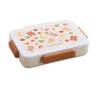 Generico Kids Lunch Box, Children Meal Container, 9.84x7.48x1.97 Inches Leak Proof Lid with 5 Compartment Tray, Reusable Food Carrier for Daycare, Vacation, Beach, Sports, Camping, Work and Travel