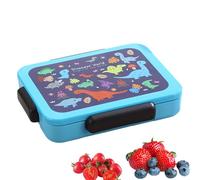 Generico Kids Lunch Box Containers, Reusable 5-Compartment Containers, Leak-Proof Kitchen Tableware for Sea Summer Commuting Long Drive Sports Travel Work Picnic Beach 9.84x7.48x1.97 Inches