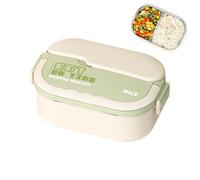 Generico Kids Lunch Box, Microwave Secure Container, Leakproof Stainless Steel Compartments, Insulated Lunch Containers for Work School Offices Picnic Travel, 9.06x5.51x3.35 inches