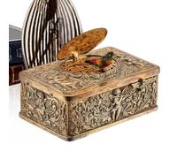 Generico Kids Music Box - 3D Senza, automobilismo in Rilievo, finisce la Scatola Musicale | Cantare Ornamenti Desktop per Uccelli per soggiorni da Tavolo da Tavolo armadietti libreria per Le Vacanze