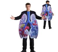 Generico Kids Organ Costume Set, Anatomy Learning Outfit, Lung Cosplay For School Shows, Realistic Body Organ Design, Comfortable Breathable Fabric, Interactive Science Education Wear