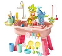 Generico Kids Outdoor Water Table with Pump Learning Toy Set