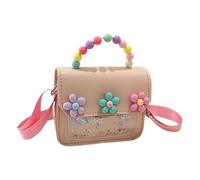 Generico Kids Purse, Cute Flower Bag Toddler Girls, 5.12x2.17x4.33 inches Lightweight Clutch Wallet with Adjustable Strap for Baby, Preschoolers, Teens, Teenagers, Daughter, Children