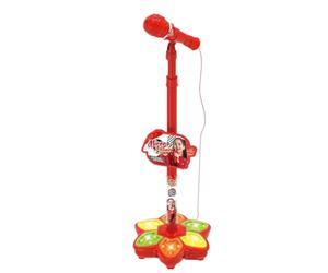 Generico Kids Singing Microphone, Wireless Music Toy, LED with Adjustable Stand, Fun Vocal Performance Device for Boys Girls Playroom Home Parties Birthdays Christmas Indoor Outdoor