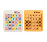 Generico Kids Slide Puzzles - Magnetic Number Game 7.72x6.85x0.43 Inch 6x6 Sliding Puzzle Brain Teaser, Intelligence Blocks Educational Toy Tangram Puzzle Brain Development For Adults Boys