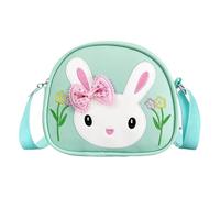 Generico Kids Sling Bag - Cute Rabbit Pattern Portable Coin Purse | Small Travel Cartoon Bag for Girls Boys Children, Lightweight Crossbodies for Small Toys Travel, Outdoor Hiking Shopping Home