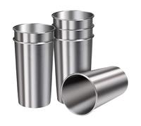 Generico Kids Stainless Steel Cup, Unbreakable Stackable Tumbler Set, 600ml Water Drinking Cups for Outdoor Adventure School Family Bar Travel Picnic Adults Camping Use, 600 ml, 20 oz