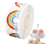 Generico Kids Sticker Roll - 500 Pieces Thin Self Adhesive Decals Sticker | Sticker Roll Stickers Labels Decals for Boy Girl School Classroom Craft Parties Activities Scrapbooking Journal