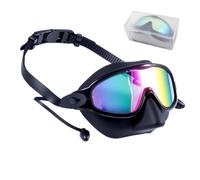 Generico Kids Swim Goggles Anti Fog With Nose Cover Earplugs For Age 3-14