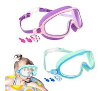 Generico Kids Swimming Goggles, Wide View UV Eye Protection, Anti-Fog No-Leak Design, for Beach, Pool, Snorkeling, Diving, Summer Water Play, Girls, Boys, Kids, Children