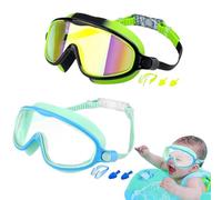 Generico Kids Swimming Goggles, Wide View UV Eye Protection, Anti-Fog No-Leak Design, for Beach, Pool, Snorkeling, Diving, Summer Water Play, Girls, Boys, Kids, Children