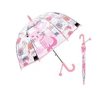 Generico Kids Umbrella - 70cm Dome Bubble Transparent Windproof Anti Pinch POE Canopy, Lightweight | Cute Rain Umbrella For Boys Girls, Outdoor Walking, School, Travel, Camping And Commuting Use