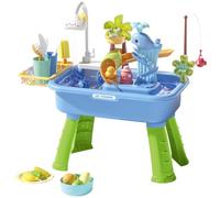 Generico Kids Water Play Table, Sensory Water Table Playset with Pump