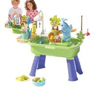 Generico Kids Water Table, Sand Sensory Station, Interactive Educational Toy, Built-in Pump Feature, Skill-Boosting Play Design, Ideal for Backyard, Beach, Outdoor, And Home Playtime