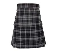 Generico Kilt in Tartan per Uomo con Cinghie e Ampie Tasche Cargo Kilt da uomo Pantaloni casual