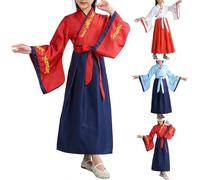 Generico Kimono Giapponese Bambina Carnevale,Hanfu Elegante costume per bambini,abito tradizionale cinese con maniche larghe cosplay e spettacoli