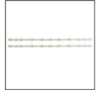 Generico KIT 2 BARRE LED TV PER TELEFUNKEN 32TLKDLEDSMART TE32182B29C10 TE32182B301C10