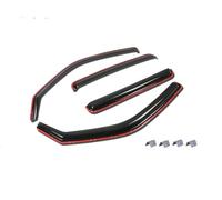 Generico Kit 4 Deflettori Aria Nero fumé Trasparento Antivento per Finestrini Laterali Anteriori e Posteriori Compatibile con Audi A3 S3 Sportback 12-20