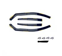 Generico Kit 4 Deflettori Aria Nero fumé Trasparento Antivento per Finestrini Laterali Anteriori e Posteriori Compatibile con BMW Serie 5 Berlina G30 2018-2022